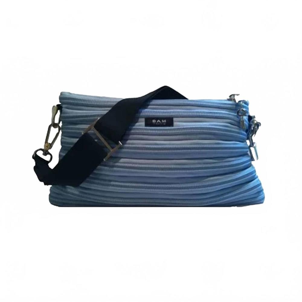 NEW BAM BAGS original handbag in powder blue